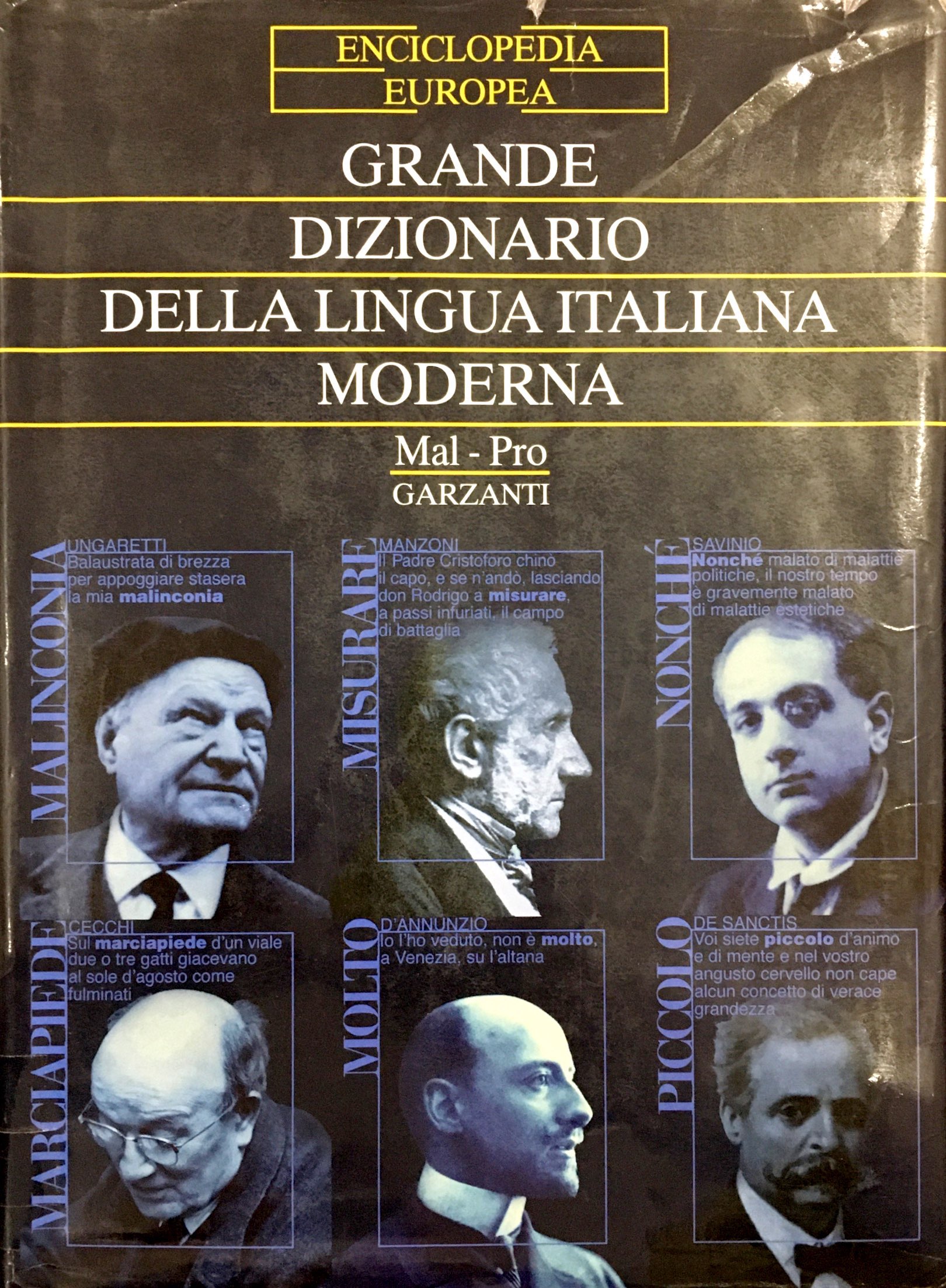 GRANDE DIZIONARIO DELLA LINGUA ITALIANA MODERNA MAL-PRO